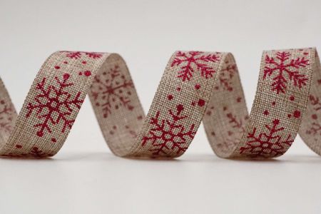 Glittery Christmas Snowy Ribbon - Glittery Christmas Snowy Ribbon